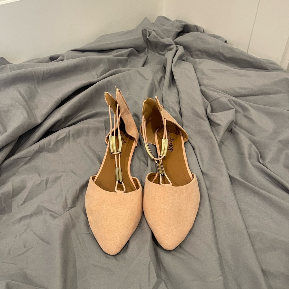 Epic step flats, pink, size 9